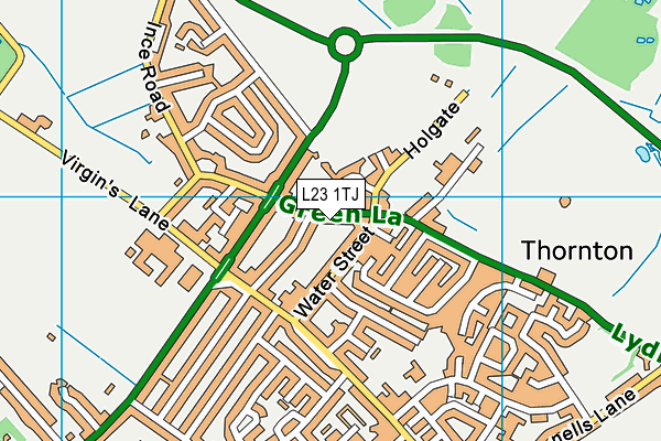 L23 1TJ map - OS VectorMap District (Ordnance Survey)