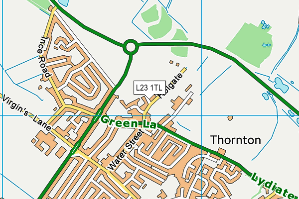 L23 1TL map - OS VectorMap District (Ordnance Survey)