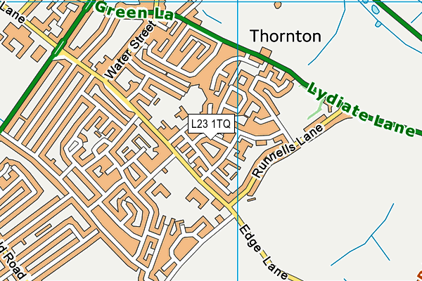 L23 1TQ map - OS VectorMap District (Ordnance Survey) L23 1TQ map - OS VectorMap District (Ordnance Survey)