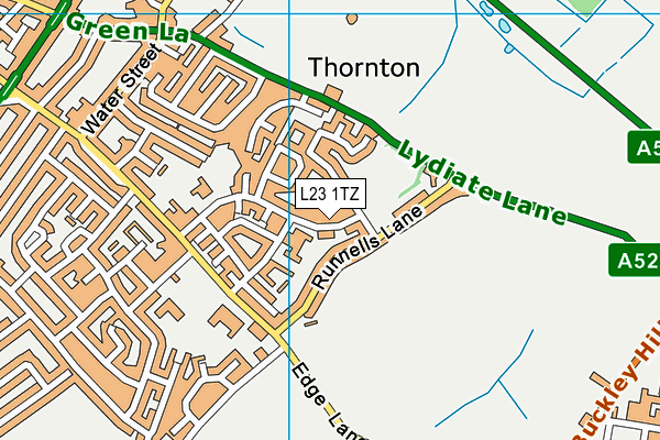 L23 1TZ map - OS VectorMap District (Ordnance Survey) L23 1TZ map - OS VectorMap District (Ordnance Survey)