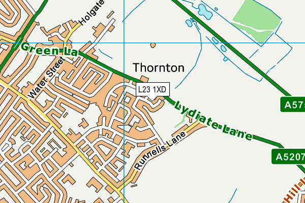 L23 1XD map - OS VectorMap District (Ordnance Survey) L23 1XD map - OS VectorMap District (Ordnance Survey)