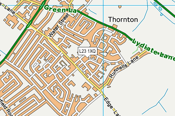 L23 1XQ map - OS VectorMap District (Ordnance Survey) L23 1XQ map - OS VectorMap District (Ordnance Survey)