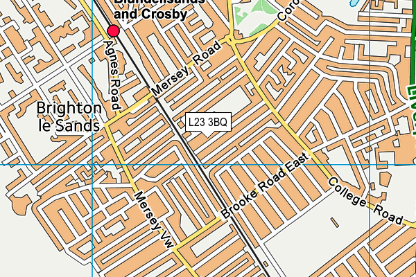 L23 3BQ map - OS VectorMap District (Ordnance Survey) L23 3BQ map - OS VectorMap District (Ordnance Survey)