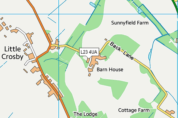 L23 4UA map - OS VectorMap District (Ordnance Survey) L23 4UA map - OS VectorMap District (Ordnance Survey)
