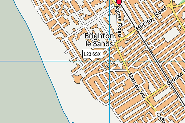 L23 6SX map - OS VectorMap District (Ordnance Survey) L23 6SX map - OS VectorMap District (Ordnance Survey)