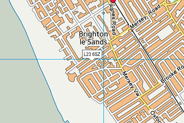 L23 6SZ map - OS VectorMap District (Ordnance Survey) L23 6SZ map - OS VectorMap District (Ordnance Survey)