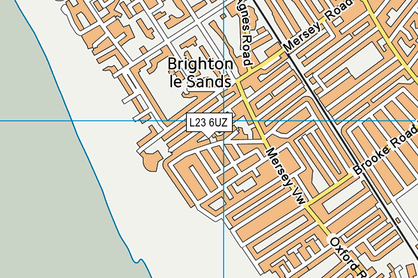 L23 6UZ map - OS VectorMap District (Ordnance Survey)