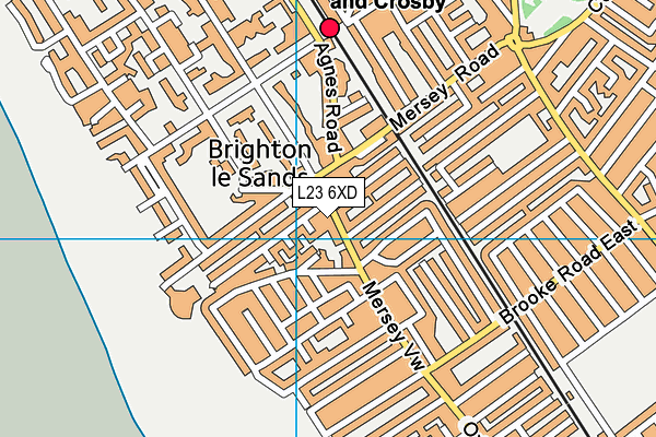 L23 6XD map - OS VectorMap District (Ordnance Survey) L23 6XD map - OS VectorMap District (Ordnance Survey)