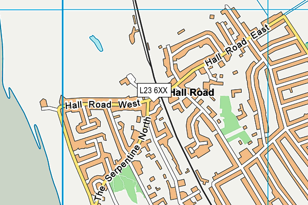 L23 6XX map - OS VectorMap District (Ordnance Survey)
