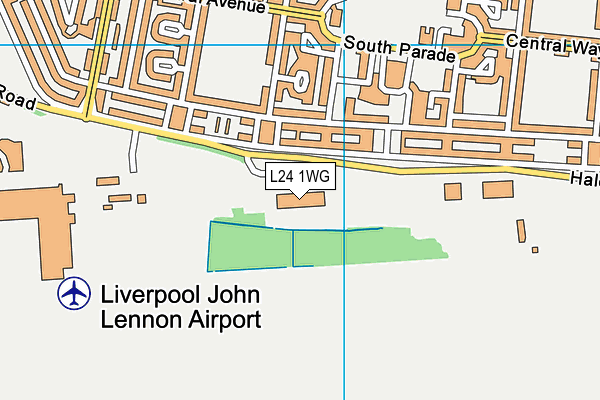 L24 1WG map - OS VectorMap District (Ordnance Survey) L24 1WG map - OS VectorMap District (Ordnance Survey)