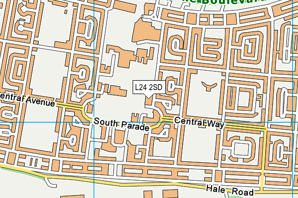 L24 2SD map - OS VectorMap District (Ordnance Survey) L24 2SD map - OS VectorMap District (Ordnance Survey)