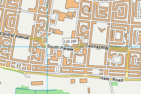 L24 2SF map - OS VectorMap District (Ordnance Survey) L24 2SF map - OS VectorMap District (Ordnance Survey)