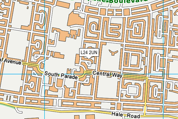 L24 2UN map - OS VectorMap District (Ordnance Survey) L24 2UN map - OS VectorMap District (Ordnance Survey)