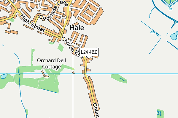 L24 4BZ map - OS VectorMap District (Ordnance Survey) L24 4BZ map - OS VectorMap District (Ordnance Survey)
