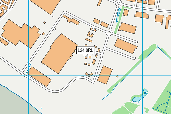 L24 8RL map - OS VectorMap District (Ordnance Survey) L24 8RL map - OS VectorMap District (Ordnance Survey)
