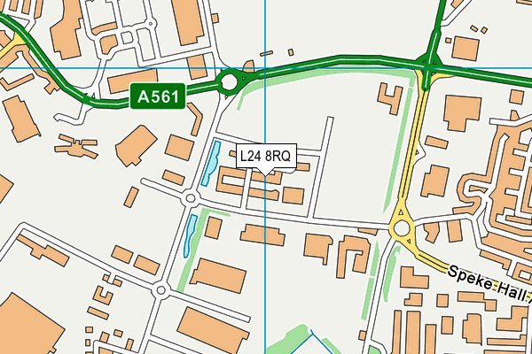 L24 8RQ map - OS VectorMap District (Ordnance Survey) L24 8RQ map - OS VectorMap District (Ordnance Survey)