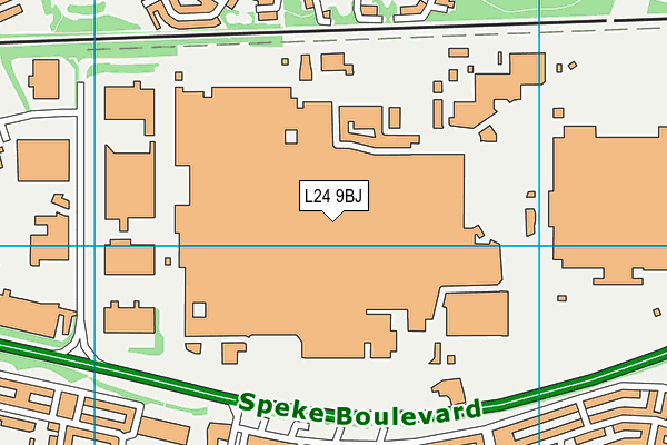 L24 9BJ map - OS VectorMap District (Ordnance Survey) L24 9BJ map - OS VectorMap District (Ordnance Survey)