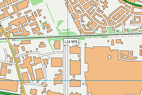 L24 9PS map - OS VectorMap District (Ordnance Survey) L24 9PS map - OS VectorMap District (Ordnance Survey)