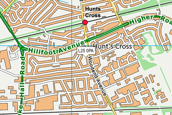 L25 0PA map - OS VectorMap District (Ordnance Survey) L25 0PA map - OS VectorMap District (Ordnance Survey)