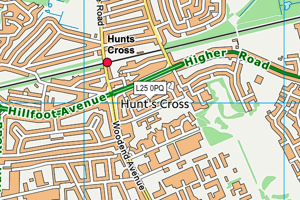 L25 0PQ map - OS VectorMap District (Ordnance Survey) L25 0PQ map - OS VectorMap District (Ordnance Survey)