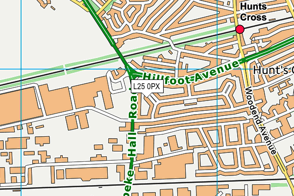 L25 0PX map - OS VectorMap District (Ordnance Survey) L25 0PX map - OS VectorMap District (Ordnance Survey)