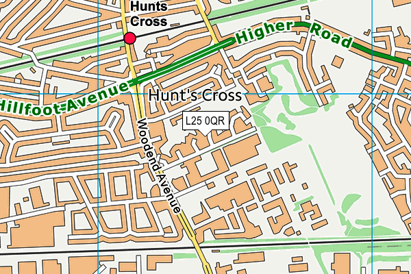 L25 0QR map - OS VectorMap District (Ordnance Survey) L25 0QR map - OS VectorMap District (Ordnance Survey)