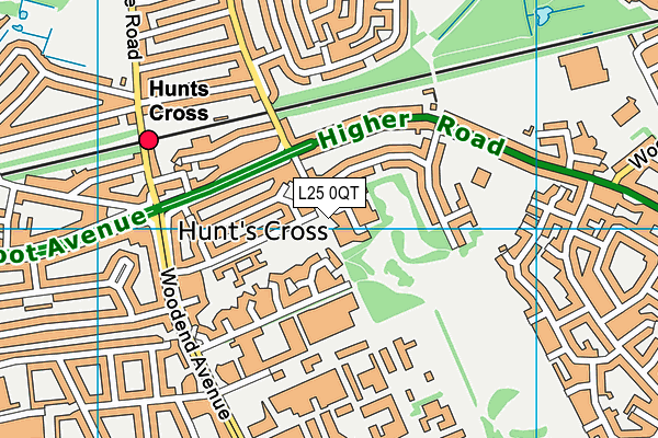 L25 0QT map - OS VectorMap District (Ordnance Survey) L25 0QT map - OS VectorMap District (Ordnance Survey)