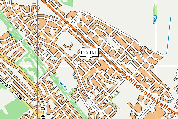 L25 1NL map - OS VectorMap District (Ordnance Survey) L25 1NL map - OS VectorMap District (Ordnance Survey)