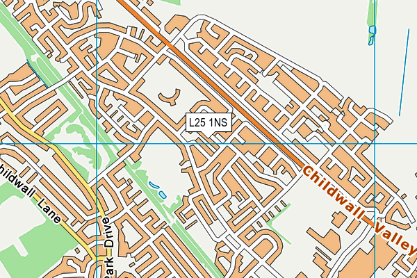 L25 1NS map - OS VectorMap District (Ordnance Survey) L25 1NS map - OS VectorMap District (Ordnance Survey)
