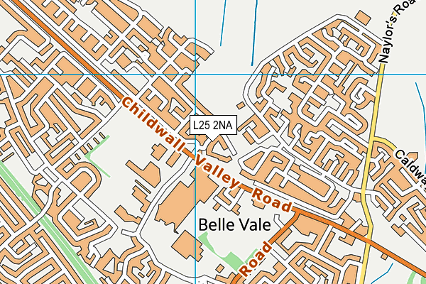 L25 2NA map - OS VectorMap District (Ordnance Survey) L25 2NA map - OS VectorMap District (Ordnance Survey)