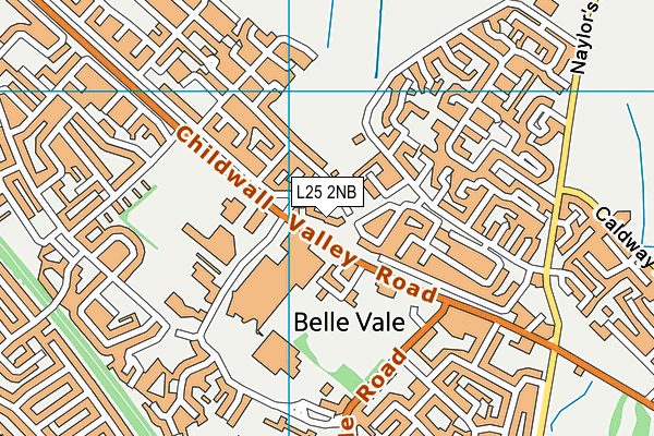 L25 2NB map - OS VectorMap District (Ordnance Survey) L25 2NB map - OS VectorMap District (Ordnance Survey)