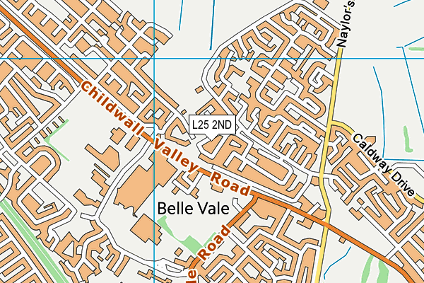 L25 2ND map - OS VectorMap District (Ordnance Survey) L25 2ND map - OS VectorMap District (Ordnance Survey)