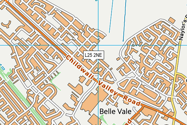 L25 2NE map - OS VectorMap District (Ordnance Survey) L25 2NE map - OS VectorMap District (Ordnance Survey)