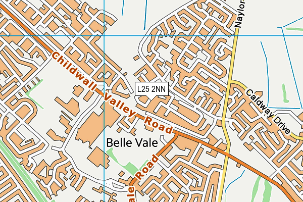 L25 2NN map - OS VectorMap District (Ordnance Survey) L25 2NN map - OS VectorMap District (Ordnance Survey)
