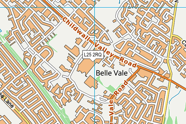 L25 2RQ map - OS VectorMap District (Ordnance Survey) L25 2RQ map - OS VectorMap District (Ordnance Survey)