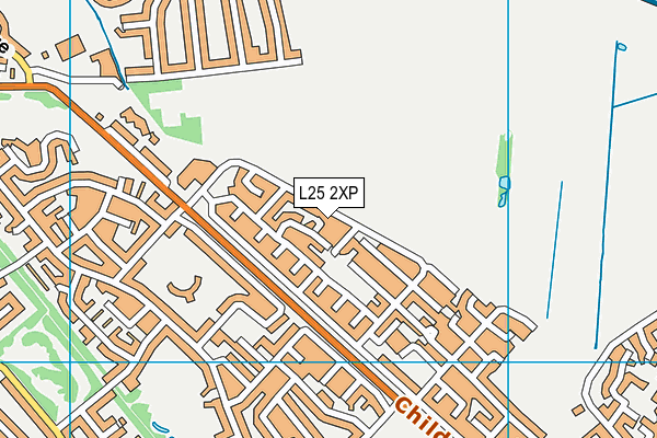 L25 2XP map - OS VectorMap District (Ordnance Survey) L25 2XP map - OS VectorMap District (Ordnance Survey)