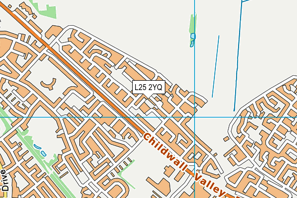 L25 2YQ map - OS VectorMap District (Ordnance Survey) L25 2YQ map - OS VectorMap District (Ordnance Survey)