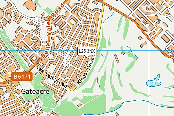 L25 3NX map - OS VectorMap District (Ordnance Survey) L25 3NX map - OS VectorMap District (Ordnance Survey)