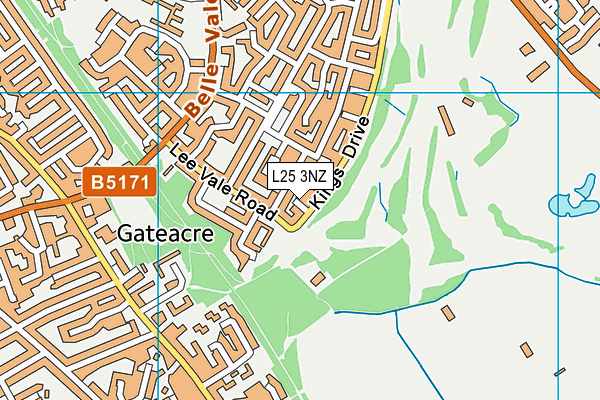 L25 3NZ map - OS VectorMap District (Ordnance Survey) L25 3NZ map - OS VectorMap District (Ordnance Survey)