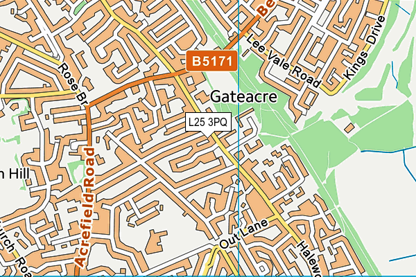 L25 3PQ map - OS VectorMap District (Ordnance Survey) L25 3PQ map - OS VectorMap District (Ordnance Survey)