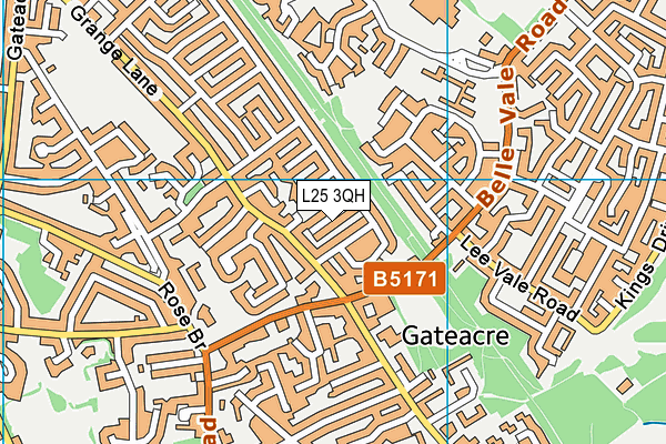 L25 3QH map - OS VectorMap District (Ordnance Survey) L25 3QH map - OS VectorMap District (Ordnance Survey)