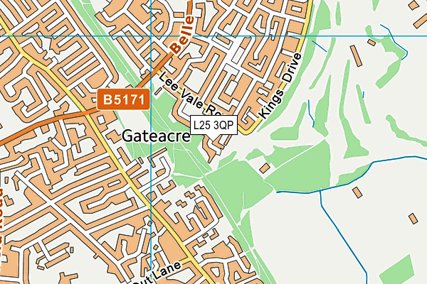 L25 3QP map - OS VectorMap District (Ordnance Survey) L25 3QP map - OS VectorMap District (Ordnance Survey)