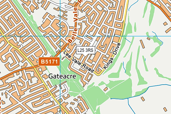 L25 3RS map - OS VectorMap District (Ordnance Survey) L25 3RS map - OS VectorMap District (Ordnance Survey)