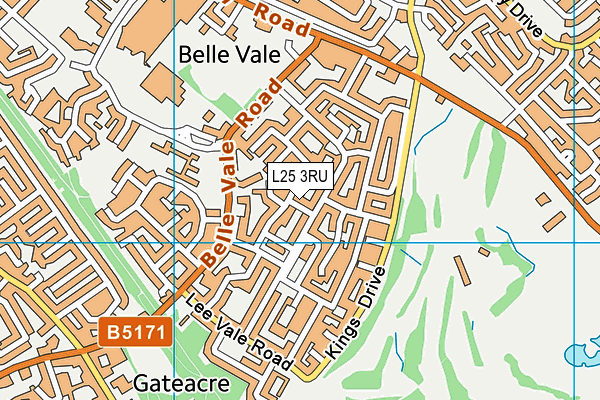 L25 3RU map - OS VectorMap District (Ordnance Survey) L25 3RU map - OS VectorMap District (Ordnance Survey)