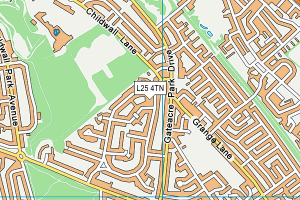 L25 4TN map - OS VectorMap District (Ordnance Survey) L25 4TN map - OS VectorMap District (Ordnance Survey)