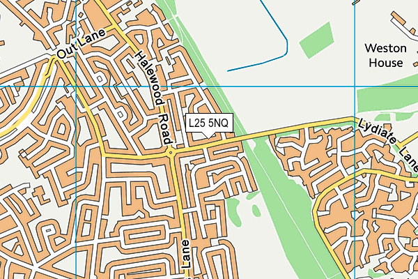 L25 5NQ map - OS VectorMap District (Ordnance Survey) L25 5NQ map - OS VectorMap District (Ordnance Survey)