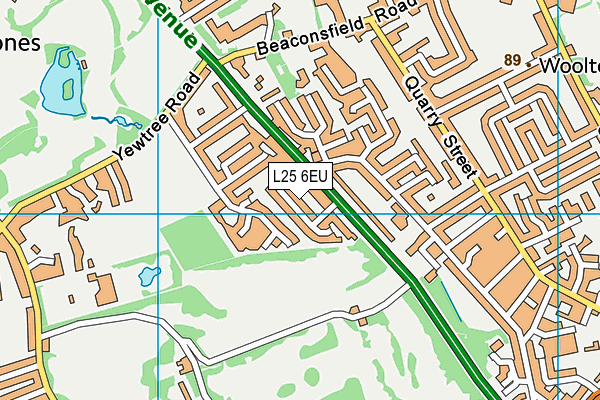 L25 6EU map - OS VectorMap District (Ordnance Survey) L25 6EU map - OS VectorMap District (Ordnance Survey)
