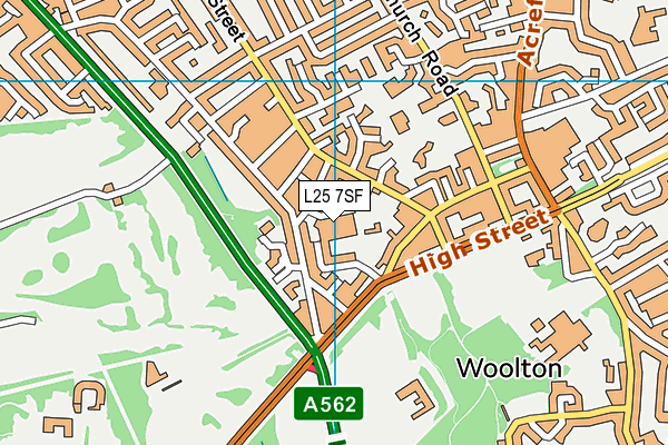 L25 7SF map - OS VectorMap District (Ordnance Survey) L25 7SF map - OS VectorMap District (Ordnance Survey)