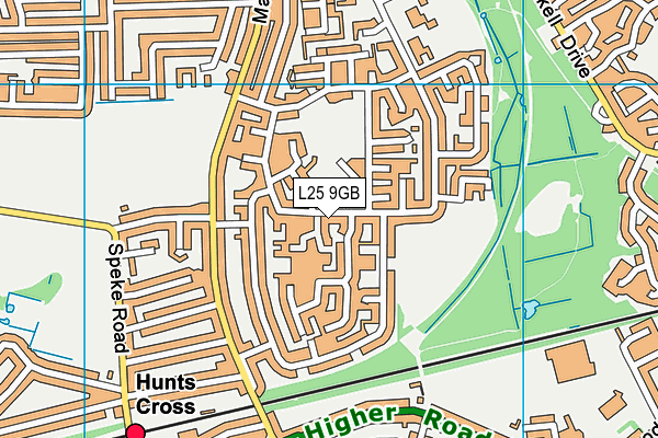 L25 9GB map - OS VectorMap District (Ordnance Survey) L25 9GB map - OS VectorMap District (Ordnance Survey)