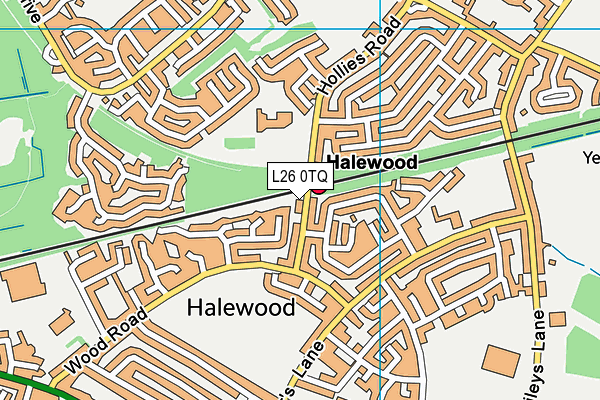 L26 0TQ map - OS VectorMap District (Ordnance Survey) L26 0TQ map - OS VectorMap District (Ordnance Survey)
